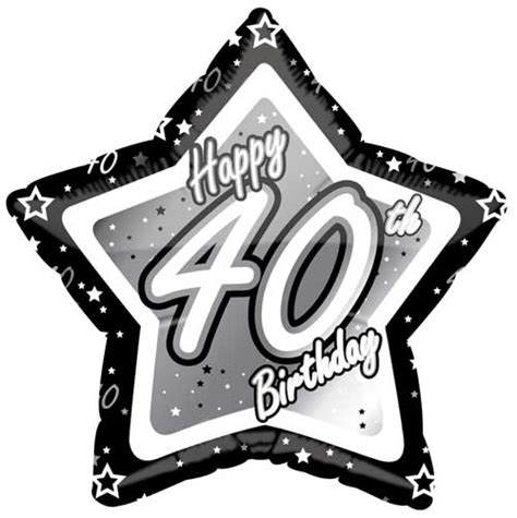 Happy 40th Birthday Pictures Clipart Best