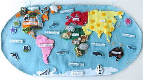 Animals Of Antarctica For The Montessori Wall Map And Quietbook With