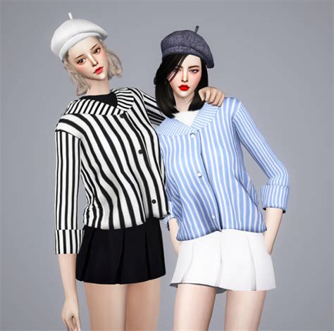 Sims 4 Ccs The Best Vicky Top By Meeyou World