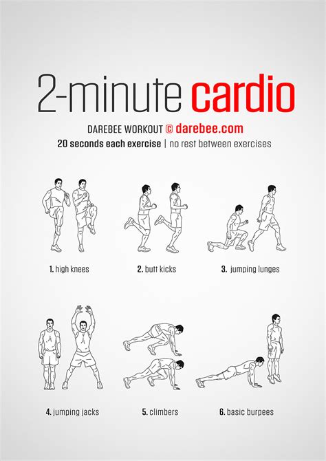 Maybe you would like to learn more about one of these? 2-Minute Cardio Workout