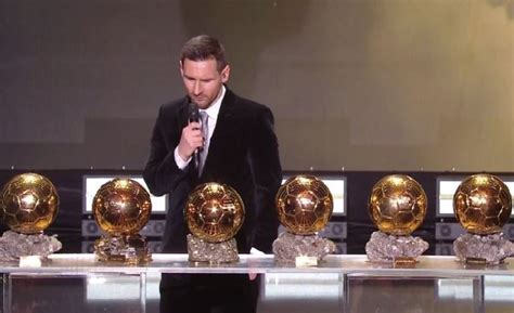 lionel messi wins ballon d or for record sixth time chronicle ng