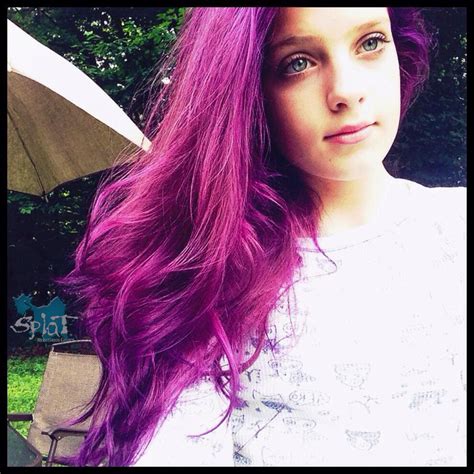 Long hair with Splat Lusty Lavender | Purple hair ...