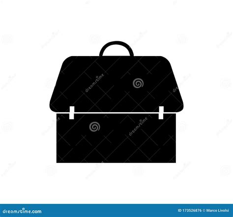 Job Bag Icon Illustrated In Vector On White Background Stock