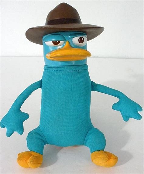 Disney Phineas And Ferb Perry The Platypus Agent P Gabble Head Talking