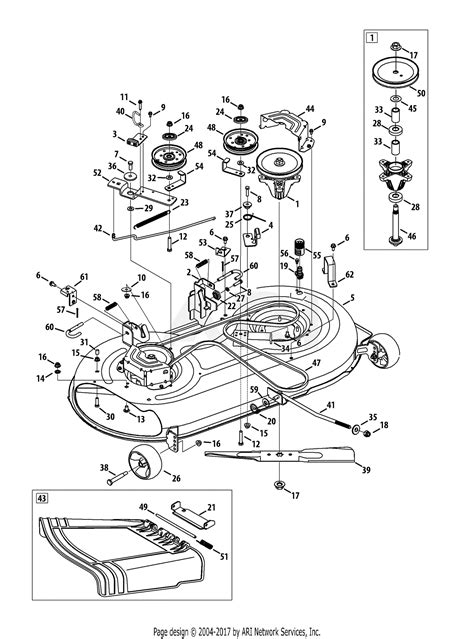 Need to fix your 13an77kg (pony) lawn tractor? Troy Bilt 13AL91KS066 TB2142 (2013) Parts Diagram for ...