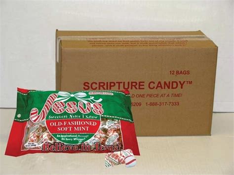 Jesus Sweetest Name I Know Soft Mints Scripture Candy Case Scripture