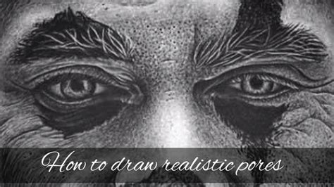 How To Draw Realistic Skin Pores Realistic Skin Texture Tutorial