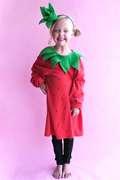 Strawberry Costume Diy Ideas For Kids Kids Art And Craft