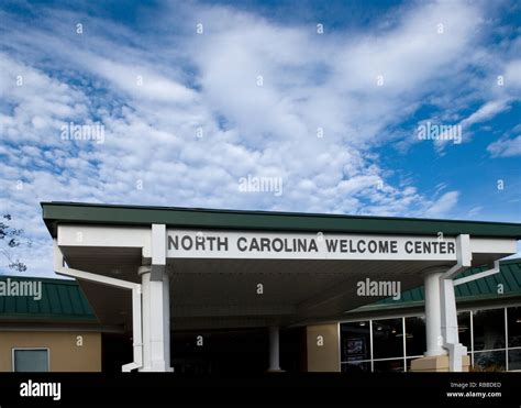 North Carolina Welcome Center Building Usa Stock Photo Alamy