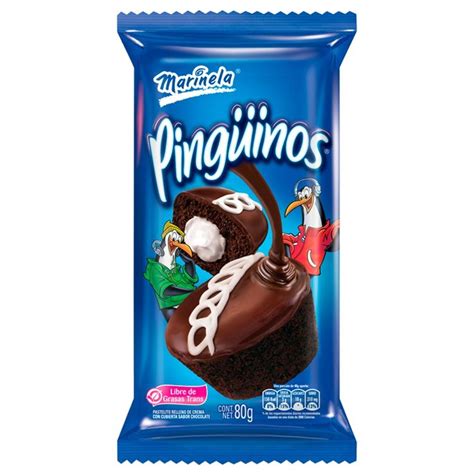 Pinguinos Marinela 2 Und X 80g Jumbo Colombia