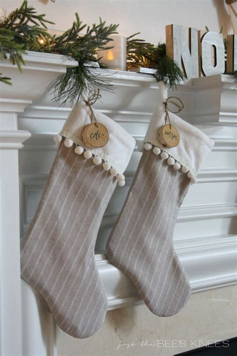 Diy Christmas Stockings To Hang Above Your Fireplace