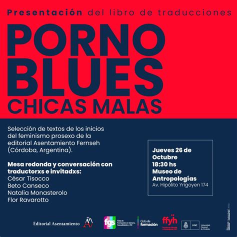 Presentación del libro Porno blues y chicas malas Selección de