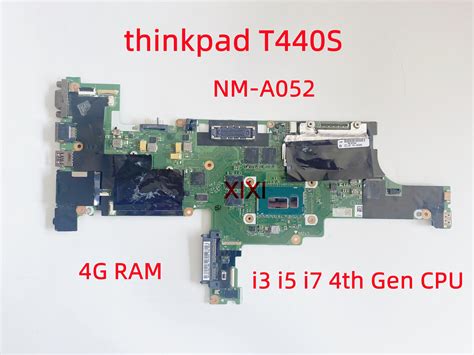 Nm A052 For Lenovo Thinkpad T440s Laptop Motherboard With I3 I5 I7 4th