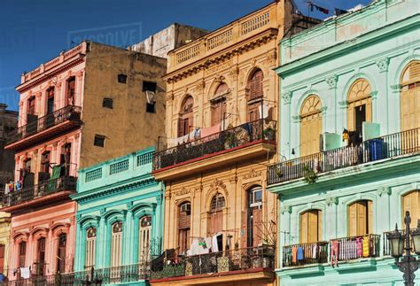 Cuba Havana Colonial Architecture Stock Photo Dissolve