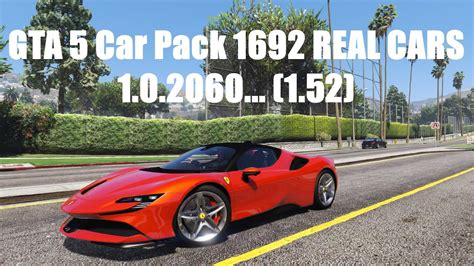 Gta 5 Car Pack 1692 Real Cars 11 Traffics Youtube