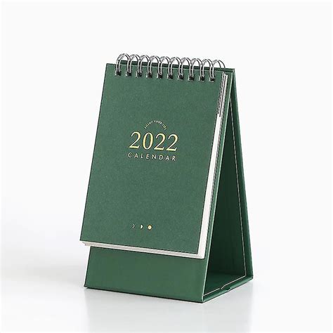 Mini Desk Calendar 2022 Standing Flip Calendar Deskwall Calendar