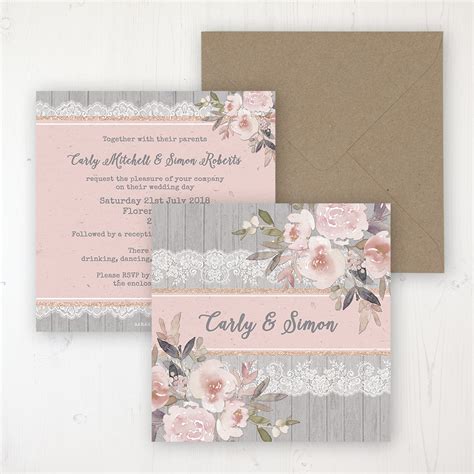 Personalised Wedding Invitations Sarah Wants Stationery