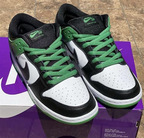 Check Out These Latest Images Of The “classic Green” Nike Dunk Low Sb