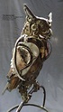 "The Second Owl:" scrap metal sculpture. | Scrap metal art, Metal art ...