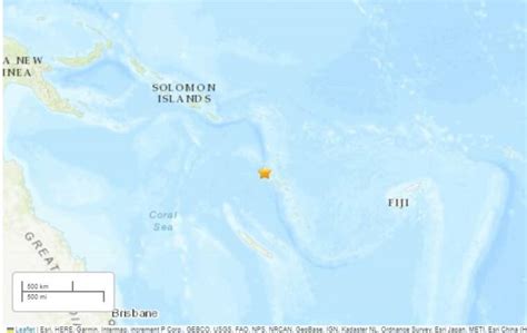 Magnitude 65 Quake Strikes Off Vanuatu No Tsunami Threat To Hawaii