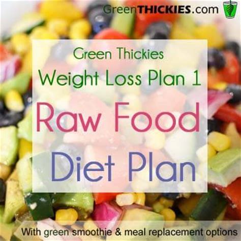 So, how many calories on a raw vegan diet for weight loss can you lose? Green Thickies Healthy Meal Plans For Weight Loss 1: Raw ...