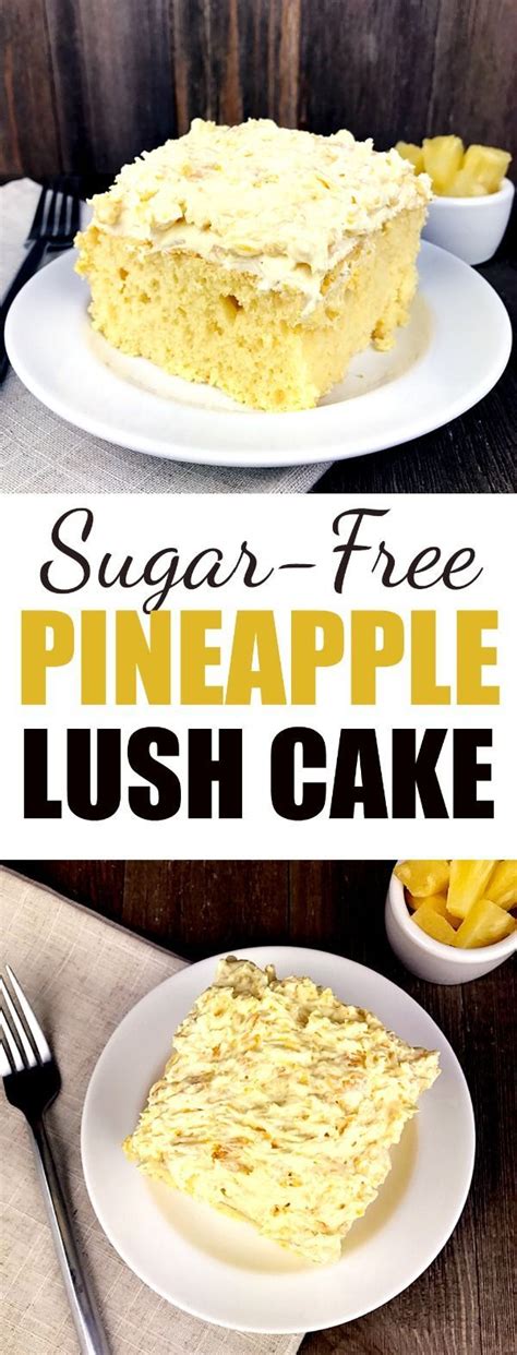 Cream butter and jello, mix in eggs and vanilla. Sugar-Free Pineapple Lush Cake | Recipe | Lush cake, Sugar ...