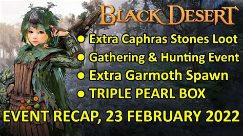 Triple Pearl Box Extra Caphras Stones Garmoth Spawn Black Desert
