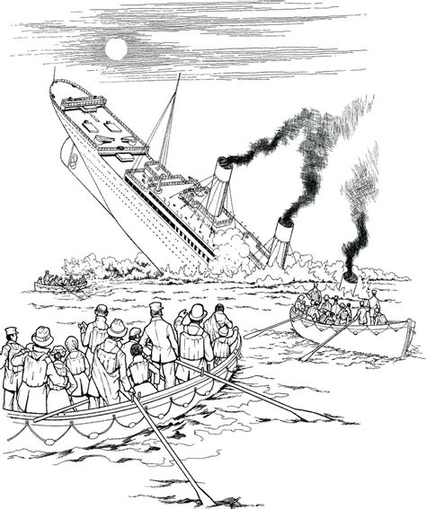 Titanic Sinking Drawing At Getdrawings Free Download