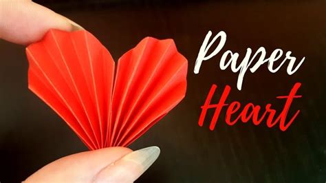 Diy Origami Heart 3d For Decorationdiy Crafts Paper Hearts Design