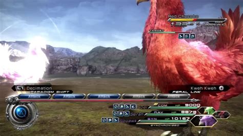 Final Fantasy Xiii 2 Monsters Where To Find Red Chocobo Youtube