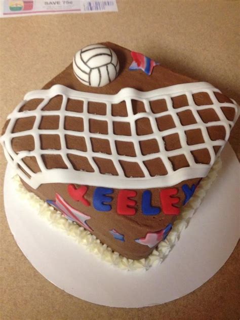 Volleyball Cake By Cuppiecakes Volleyball Cakes Mom Cake Volleyball