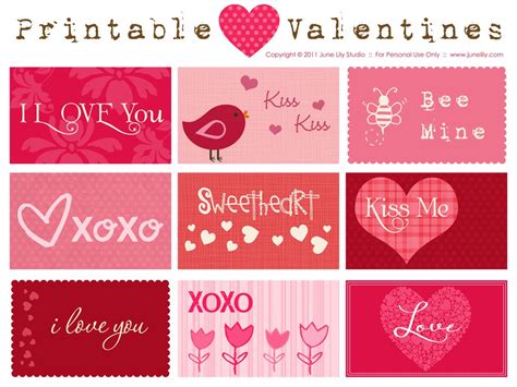 Say happy valentine's day in a personal way with printable valentine cards from blue mountain. 12 Free Printable Valentines Cards for Valentine's Day