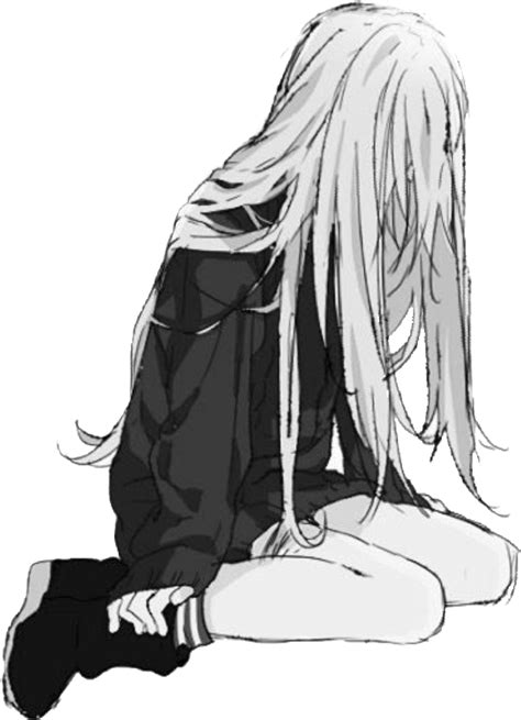 Cute Black And White Drawings Black And White Anime Girl Sad Wallpapers Mogmagz