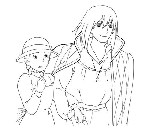 Howls Moving Castle By B4ckst4b Cute Coloring Pages Coloring Book Art