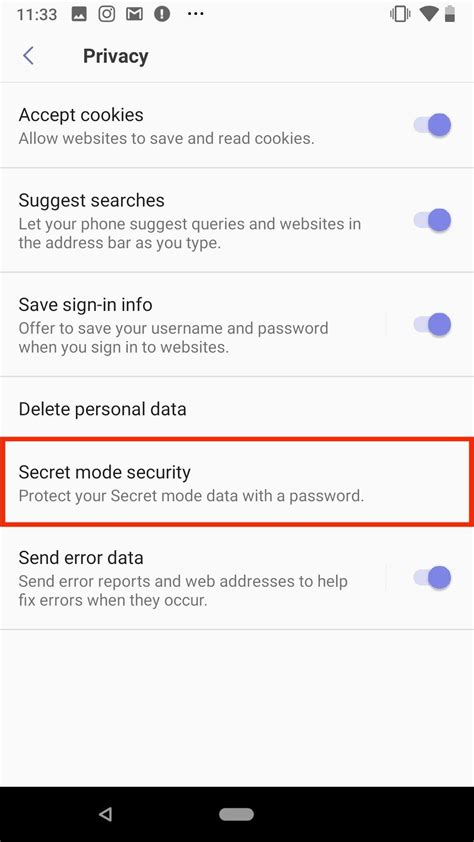 Samsung Internet 101 How To Password Protect Your Private Browsing Sessions Android Gadget