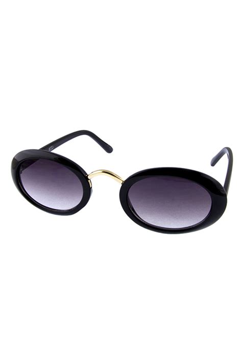 womens oval clout plastic fashion sunglasses d sc93011 city sunglass