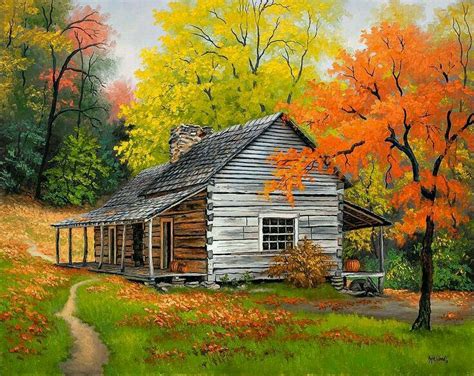 Pin By Valeria Lima On Paisaje Landscape Paintings Barn Painting