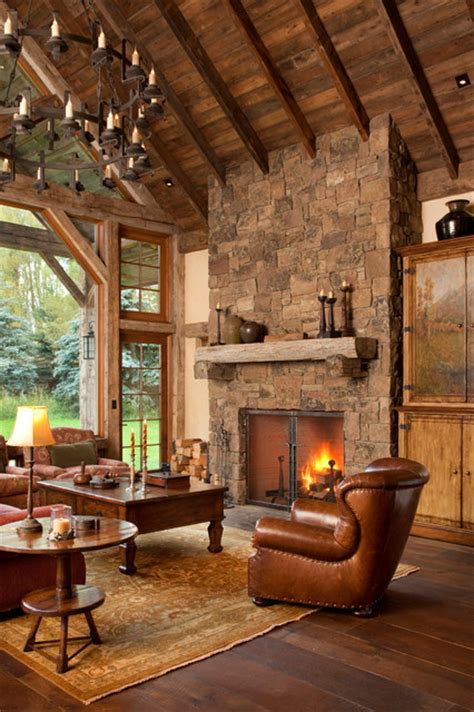 20 Rustic Fireplaces In Warm And Cozy Living Spaces Style Motivation