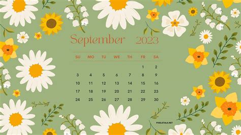 September 2023 Calendar Desktop Wallpapers Pixelstalknet
