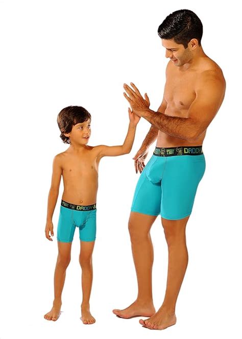 Daddy Son Boxer Briefs Matching Stretch Underwear Set Father Dad Son