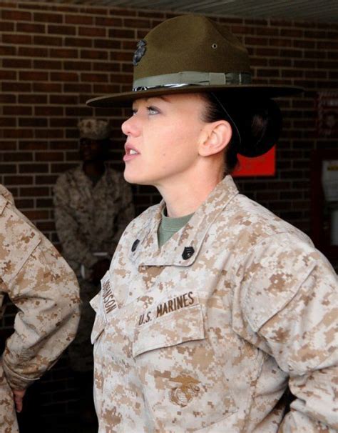 Female Drill Instruktor Drill Instructor Military Women Army Women