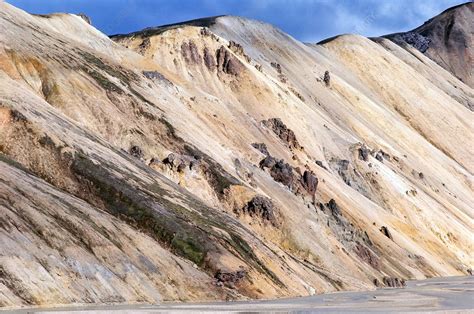 Rhyolite Mountain Iceland Stock Image C0146939 Science Photo