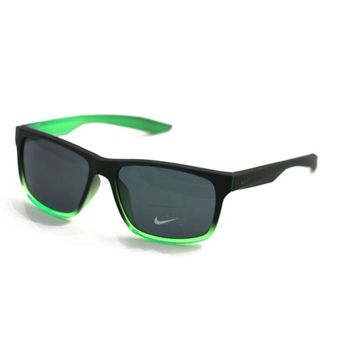 Nike Nike Men Sunglasses Essential Chaser Ev0999 030 Matte Black Green Full Rim 59 16 140