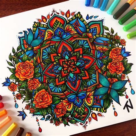 The Vibrant Art Of Mandalas By Nigar Tahmazova ⋆ Leclectique