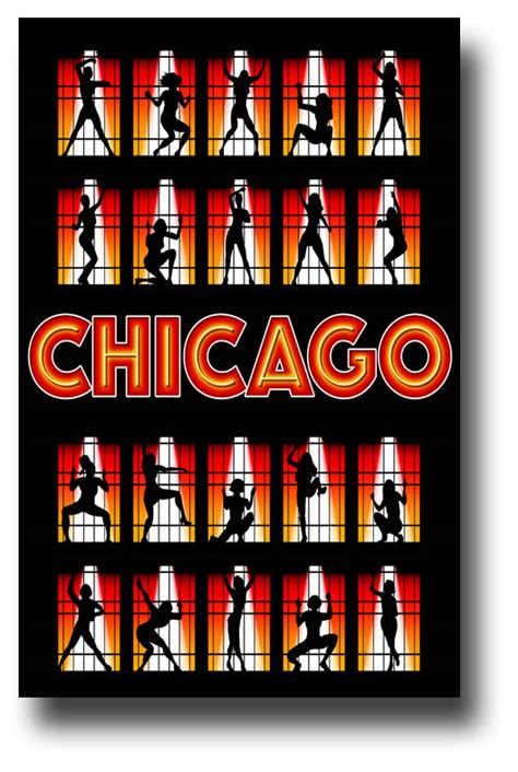 Chicago Musical Poster Broadway 11 X 17 Inches Ships Sameday From Usa