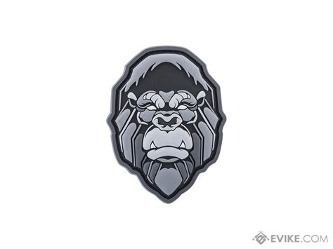 Mil Spec Monkey Gorilla Head Pvc Morale Patch Color Urban Tactical