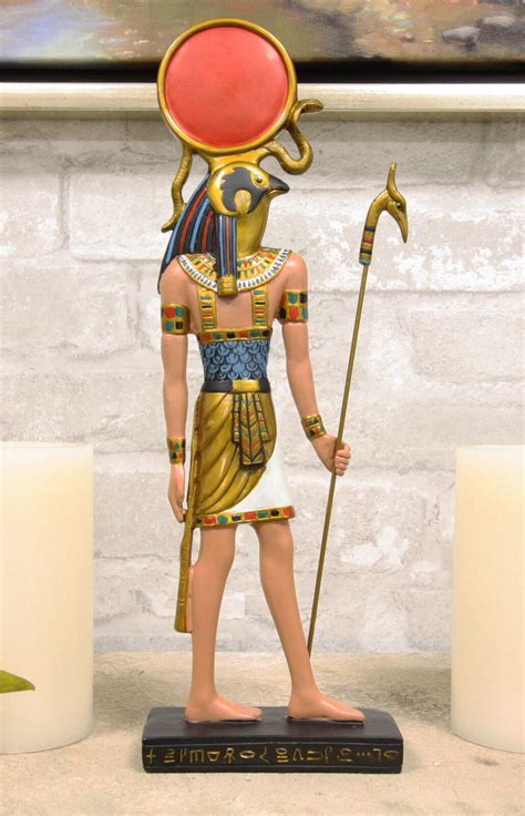 Ebros Classical Egyptian God Of The Sky And Sun Horus Ra With Uraeus Statue 12 H