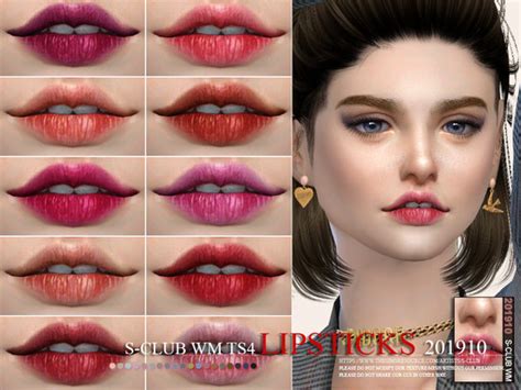 S Club Wm Ts4 Lipstick 201910 The Sims 4 Catalog