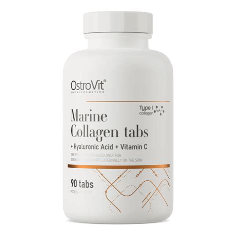 OstroVit Marine Collagen Hyaluronic Acid And Vitamin C 90 Tabs 6 56