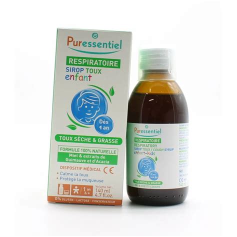 Puressentiel Respiratoire Sirop Toux Enfant 140ml Univers Pharmacie